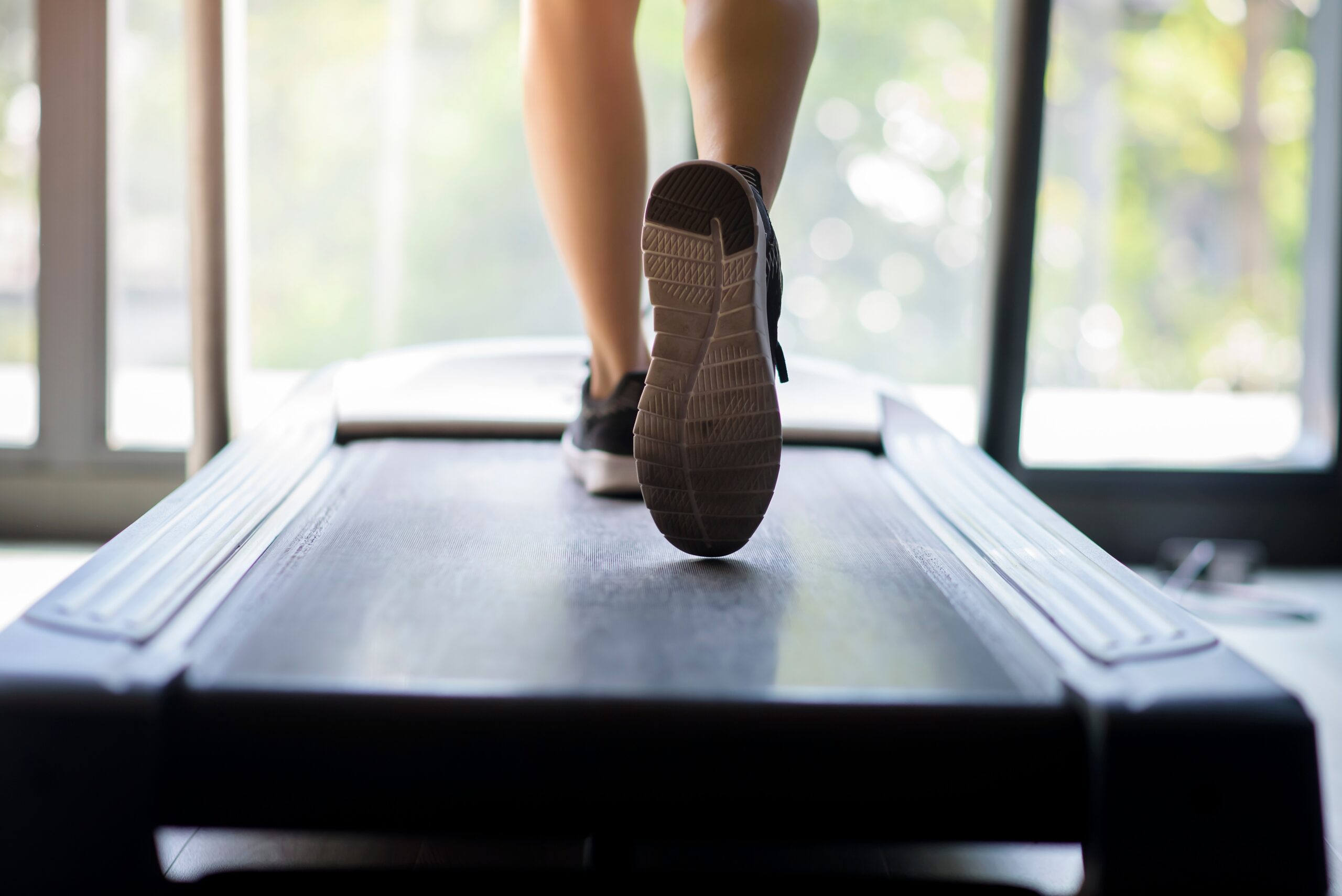 Walking pad for a small home fitness space